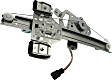 Rear, Passenger Side Power Window Regulator, With Motor