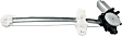 Sedan Rear, Passenger Side Power Window Regulator, With Motor