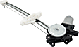 Sedan Rear, Passenger Side Power Window Regulator, With Motor