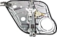 Rear, Passenger Side Power Window Regulator, Without Motor