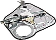 Rear, Passenger Side Power Window Regulator, Without Motor