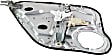Rear, Passenger Side Power Window Regulator, Without Motor