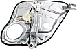 2009 Hyundai Santa Fe - Rear, Driver Side Power Window Regulator, Without Motor