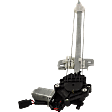 Rear, Passenger Side Window Regulator, Power, With 2-Prong Connector