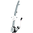 Rear, Passenger Side Power Window Regulator, With Motor