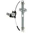 Rear, Driver Side Power Window Regulator, With Motor