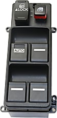 Front, Driver Side Window Switch, Black, 6-Button, 6 Cyl., 3.5L Engine, LX Model