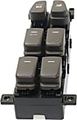 2008-2010 Hyundai Sonata - Front, Driver Side Window Switch, Gray