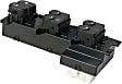 Front, Driver Side Window Switch, Black, Hatchback, with Power Folding Mirrors, 4 Cyl., 2.0L Engine