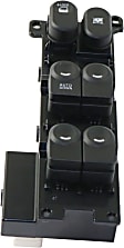 Front, Driver Side Window Switch, Black, Hatchback, with Power Folding Mirrors, 4 Cyl., 2.0L Engine