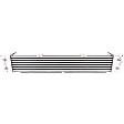 Intercooler, 4 Cyl., 1.4/1.6L Engines, Sedan