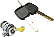 Door Lock Cylinder, Kit, Keys Included