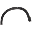 Rear, Passenger Side Fender Trim, Textured Black