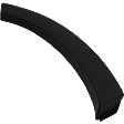 Rear, Passenger Side Fender Trim, Textured Black