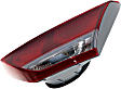 Passenger Side, Inner Tail Light, with Bulb, Halogen, Red Lens, Sedan, USA Built Vehicle