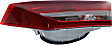 Passenger Side, Inner Tail Light, with Bulb, Halogen, Red Lens, Sedan, USA Built Vehicle