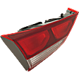 Driver Side, Inner Tail Light, with Bulb, Halogen, Clear and Red Lens, Standard Type, Sedan, Korea Built Vehicle