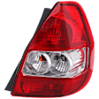 Passenger Side Tail Light, with Bulb, Halogen, Red Lens