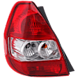Driver Side Tail Light, with Bulb, Halogen, Red Lens