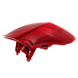 Driver Side, Outer Tail Light, with Bulb, Halogen, Red Lens
