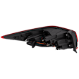 Passenger Side, Outer Tail Light, with Bulb, LED, Clear Lens, 4 Cyl., 2.0L Engine