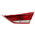 Passenger Side, Inner Tail Light, with Bulb, LED, Clear and Red Lens, 4 Cyl., 2.0L Engine