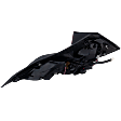 2016-2020 Honda Civic - Driver Side Tail Light, with Bulb, Halogen, Clear and Red Lens, Coupe