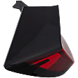 2016-2020 Honda Civic - Driver Side Tail Light, with Bulb, Halogen, Clear and Red Lens, Coupe