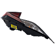 2016-2020 Honda Civic - Driver Side Tail Light, with Bulb, Halogen, Clear and Red Lens, Coupe