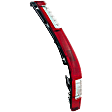 Driver Side Tail Light, without Bulb, Halogen, Clear and Red Lens