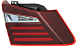 Driver Side, Inner Tail Light, with Bulb, Halogen, Hybrid Model, Mounts On Luggage Lid, CAPA CERTIFIED