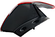 Driver Side, Outer Tail Light, with Bulb, Halogen, Amber, Clear and Red Lens