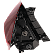 Passenger Side, Outer Tail Light, with Bulb, Halogen, Clear and Red Lens, 4 Cyl., 1.5L Engine
