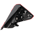 Driver Side, Outer Tail Light, with Bulb, Halogen, Clear and Red Lens, 4 Cyl., 1.5L Engine