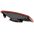 Passenger Side, Inner Tail Light, with Bulb, Halogen, Red Lens