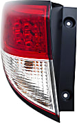 Driver Side, Outer Tail Light, with Bulb, LED, 4 Cyl., 1.8L Engine