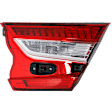 Passenger Side, Inner Halogen Tail Light, With bulb(s), OE Replacement, CAPA Certified