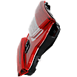 Driver Side, Inner Tail Light, with Bulb, Halogen, Mounts On Luggage Lid, CAPA Certified