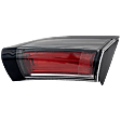 Passenger Side, Inner Tail Light, with Bulb, Halogen, Clear Lens, CAPA Certified