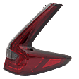 Passenger Side, Outer Tail Light, with Bulb, LED, Clear and Red Lens, CAPA CERTIFIED