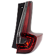 Passenger Side, Outer Tail Light, with Bulb, LED, Clear and Red Lens, CAPA CERTIFIED