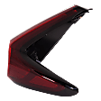 Passenger Side, Outer Tail Light, with Bulb, LED, Clear and Red Lens, CAPA CERTIFIED