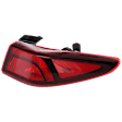 Passenger Side, Outer Halogen Tail Light, With bulb(s), OE Replacement, CAPA Certified