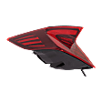 Driver Side, Outer Tail Light, with Bulb, LED, Red Lens
