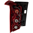 Passenger Side, Outer Tail Light, with Bulb, Halogen, (SEL, For Models without Convenience Package)/SE Models