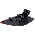 Passenger Side Tail Light, With bulb(s), LED