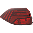 Driver Side LED Tail Light, With bulb(s), OE Replacement
