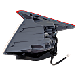 Passenger Side, Outer Halogen Tail Light, With bulb(s), OE Replacement, Sedan