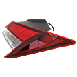 Passenger Side, Outer Halogen Tail Light, With bulb(s), OE Replacement, Sedan