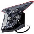 Passenger Side, Outer Halogen Tail Light, With bulb(s), OE Replacement, Sedan, CAPA Certified